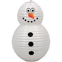 Snowman Paper Lantern