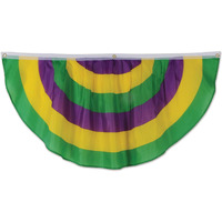 Mardi Gras Fabric Bunting