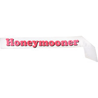 Honeymooner Satin Sash