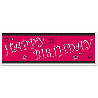 Happy Birthday Sign Banner