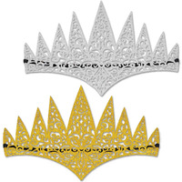 Glittered Laser Cut Tiaras