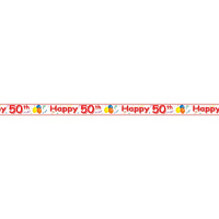 Happy  50th  Birthday Party Tape