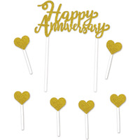 Happy Anniversary Cake Topper