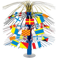 Nautical Flag Cascade Centerpiece