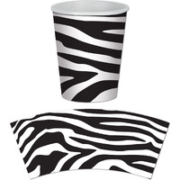 Zebra Print Beverage Cups