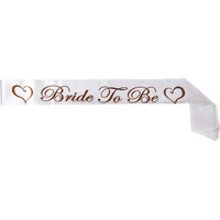 Bride To Be Satin Sash