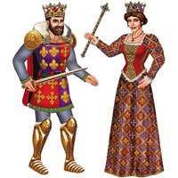 Jointed Royal King & Queen