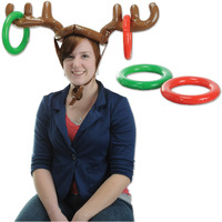 Inflatable Reindeer Ring Toss