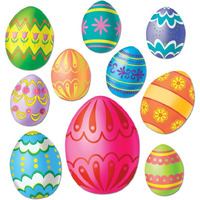 Easter Egg Cutouts