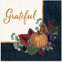 Fall Thanksgiving Beverage Napkins