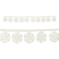 Fabric Snowflake Garlands