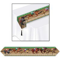 Printed Horse Racing Table Runner