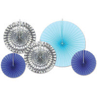 Assorted Paper & Foil Decorative Fans