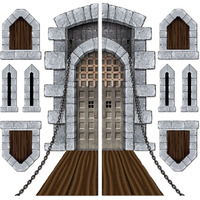 Castle Door & Window Props