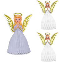 Vintage Christmas Angel Ctrpc Set