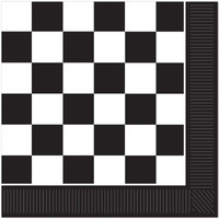 Checkered Luncheon Napkins