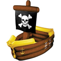 Inflatable Pirate Ship Cooler