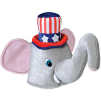 Plush Patriotic Elephant Hat