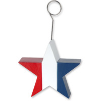 Patriotic Star Photo/Balloon Holder