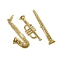 Gold Plastic Musical Instruments