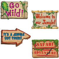 Jungle Sign Cutouts