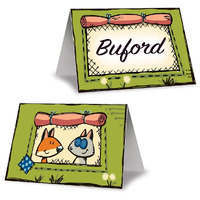 Woodland Friends Place Cards