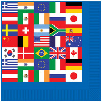 International Flag Luncheon Napkins