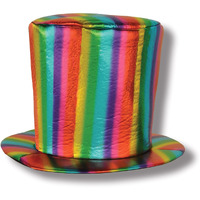 Fabric Rainbow Hat