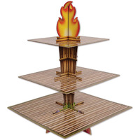 Tiki Torch Cupcake Stand