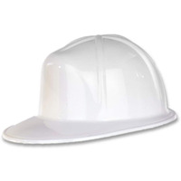 White Plastic Construction Helmet