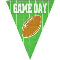 Game Day Football  Pennant Banner