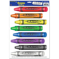 Crayons Peel 'N Place