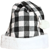 Plaid Santa Hat