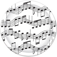 Musical Notes Plates