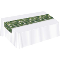 Palm Leaf Fabric Table Runner