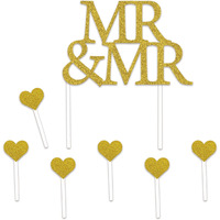 Mr & Mr Cake Topper