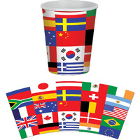 International Flag Beverage Cups