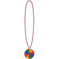 Beads w/New Year Spinner Medallion