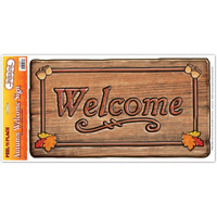 Autumn Welcome Sign Peel 'N Place