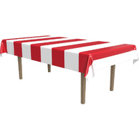 Red & White Stripes Tablecover