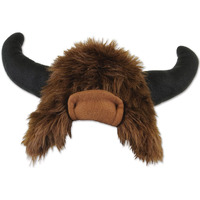 Plush Buffalo Hat