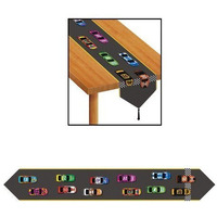 Printed Racing Table Runner