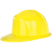 Yellow Plastic Construction Helmet