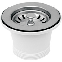 2 1/2" Basket strainer with lift stopper