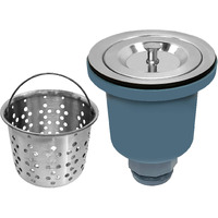 3 1/2" Basket strainer with deep removable basket