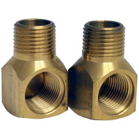 Brass Elbow for Whitehaus Wall Mount Utility Faucet Installation