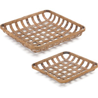 Bamboo Tray (Set of 2)