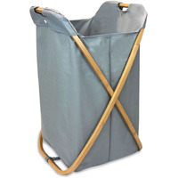 Oceanstar Bamboo Folding X-Frame Laundry Hamper Sorter(D0102HHGP1X.)