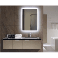 Paris Mirror 36 x 2 x 48 in Rectangle Mirror with 6000K LED Backlight