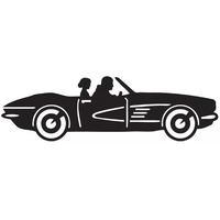 Designocracy 98443-18 Sports car Art on Board Wall Decor